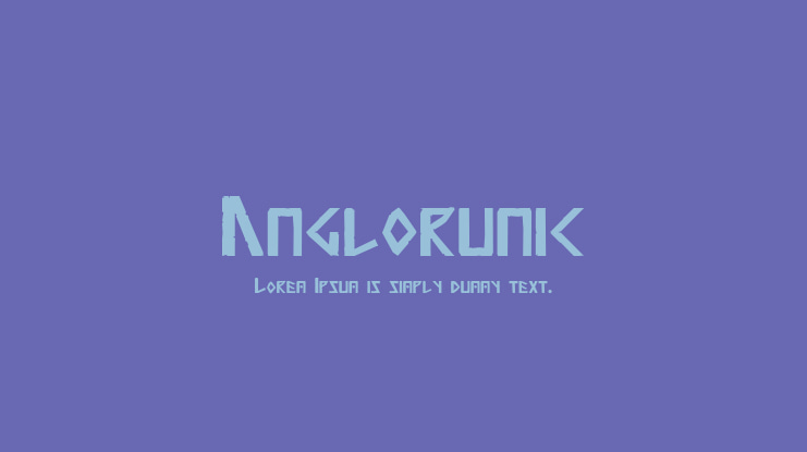 Anglorunic Font