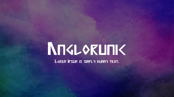 Anglorunic Font