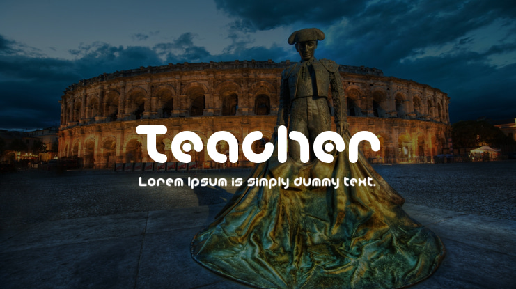 Teacher Font Family