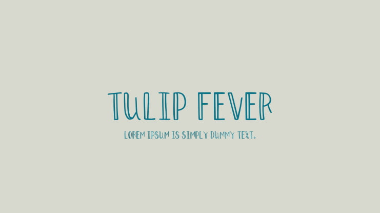 Tulip Fever Font