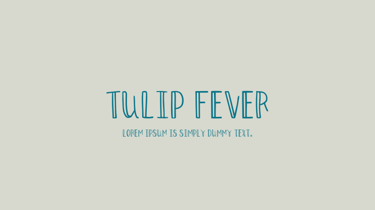 Tulip Fever Font