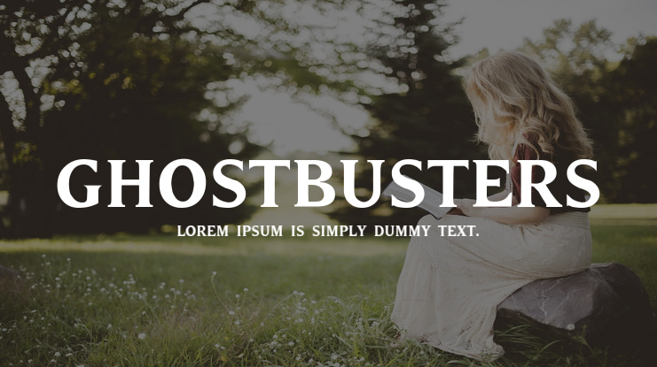 Ghostbusters Font