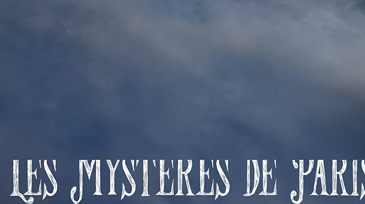 Les Mysteres de Paris Font