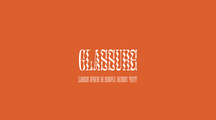 Glassure Font