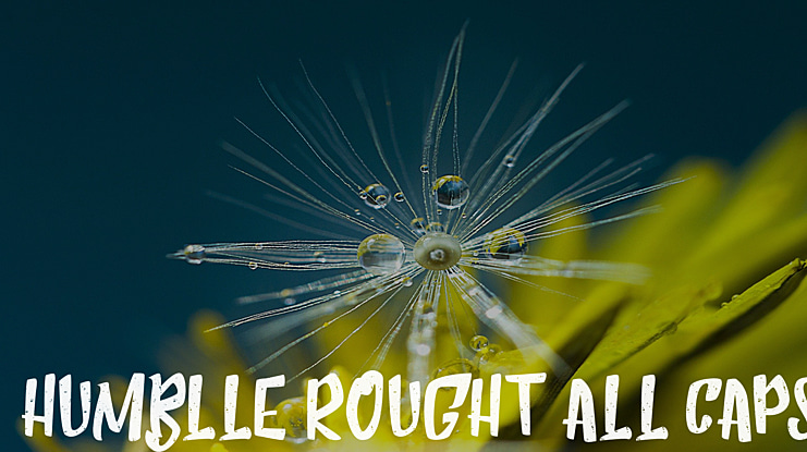 Humblle Rought All Caps Font