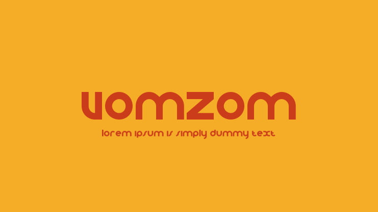 VomZom Font