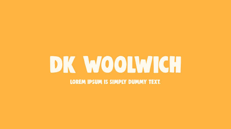 DK Woolwich Font