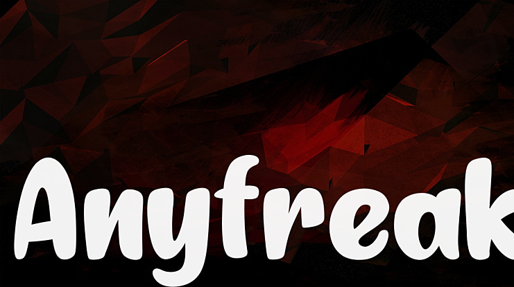 Anyfreak Font