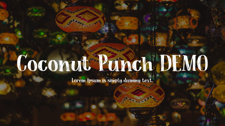 Coconut Punch DEMO Font