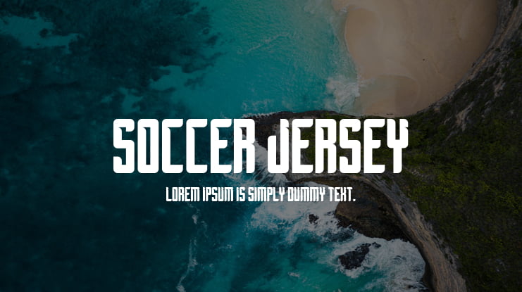 Soccer Jersey Font