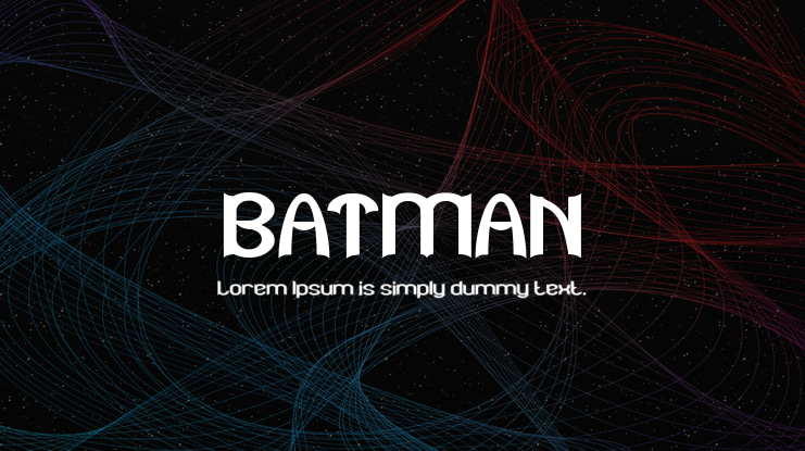 BATMAN Font