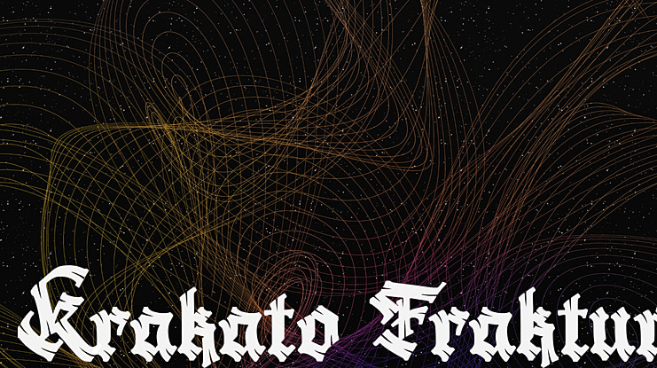 Krakato Fraktur Font