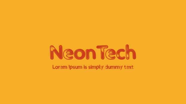 NeonTech Font