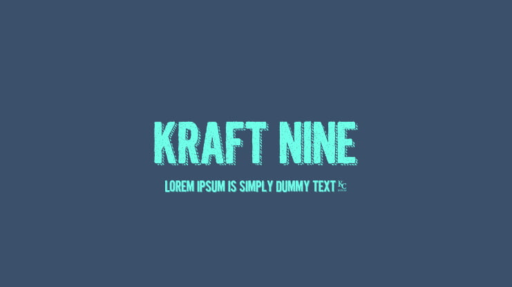 Kraft Nine Font