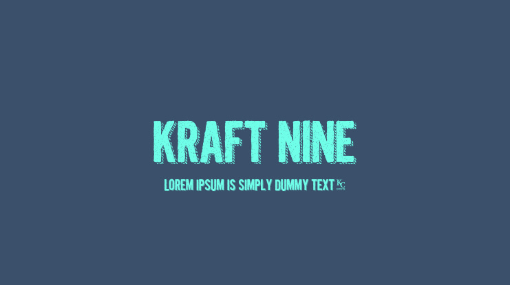 Kraft Nine Font
