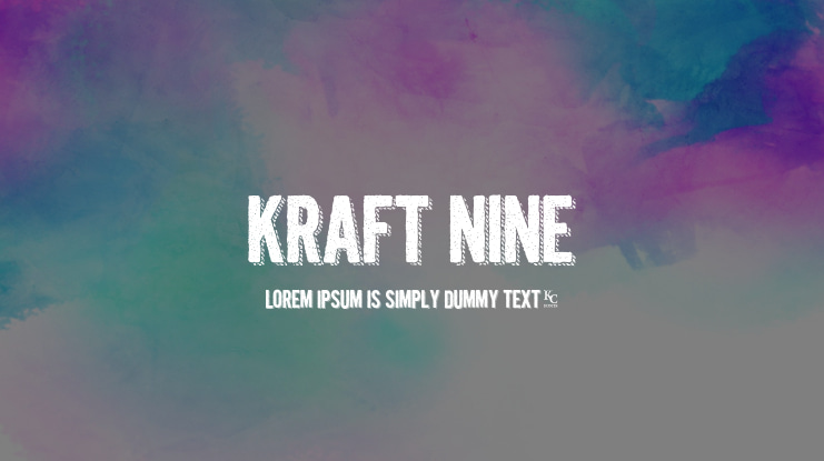 Kraft Nine Font