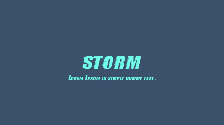 storm Font