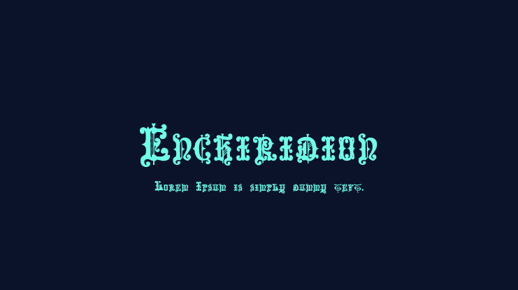 Enchiridion Font