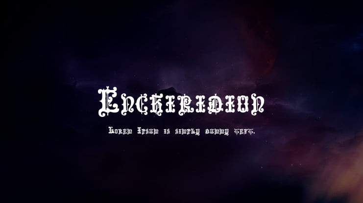 Enchiridion Font