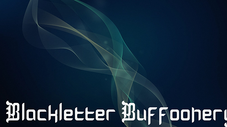 Blackletter Buffoonery Font
