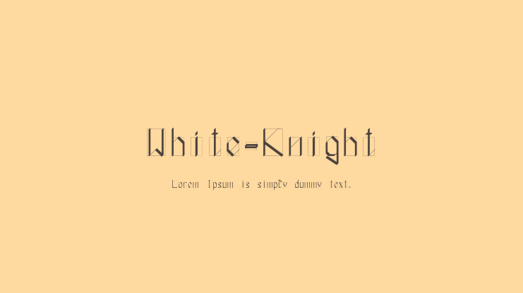 White-Knight Font