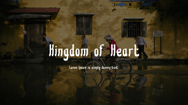 Kingdom of Heart Font
