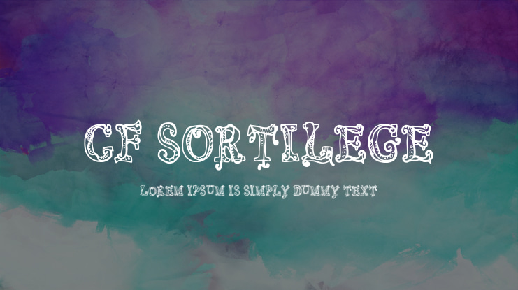 CF Sortilege Font