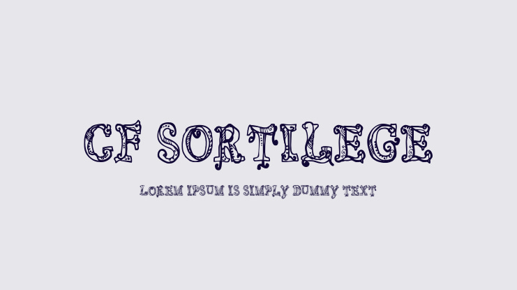 CF Sortilege Font