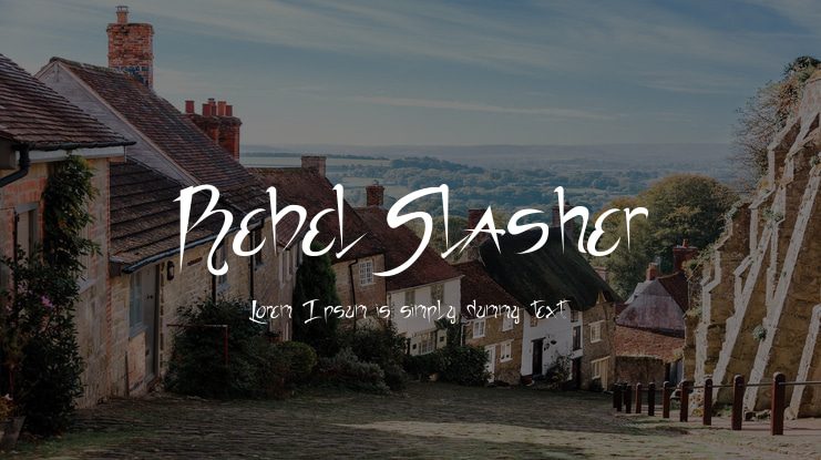 RebelSlasher Font