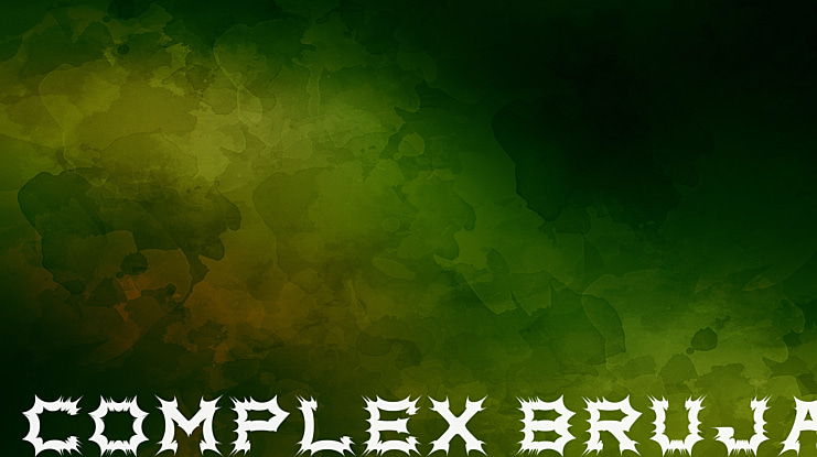 Complex bruja Font