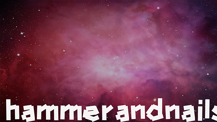 hammerandnails Font