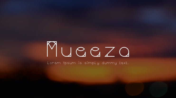 Mueeza Font