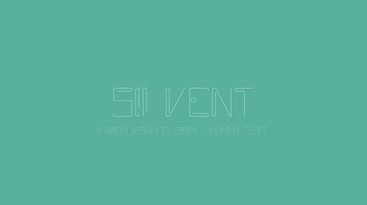 Silvent Font