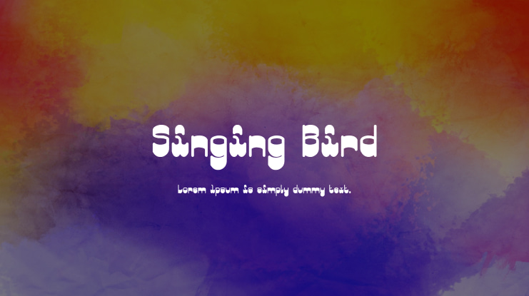Singing Bird Font