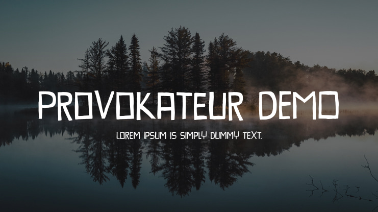 Provokateur DEMO Font