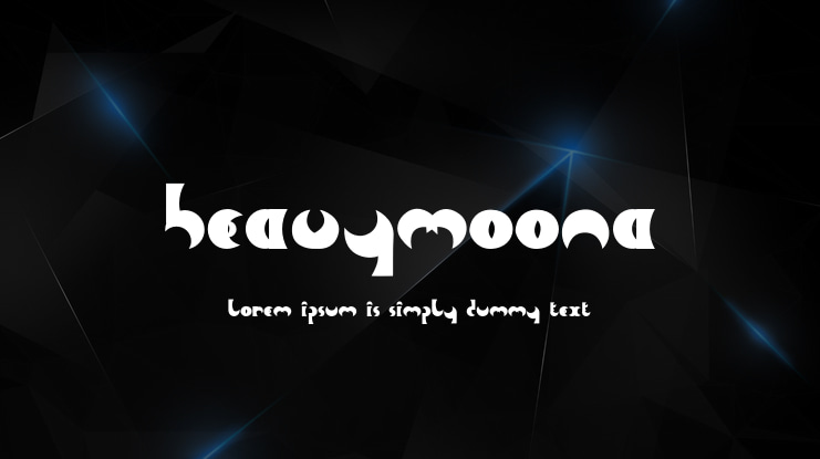 HeavyMoonA Font