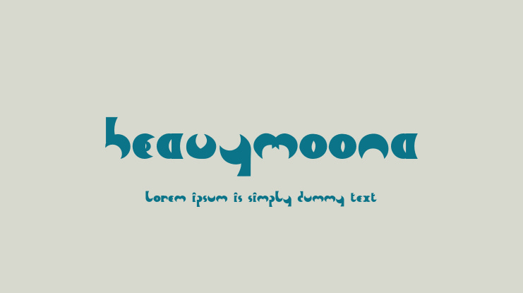 HeavyMoonA Font