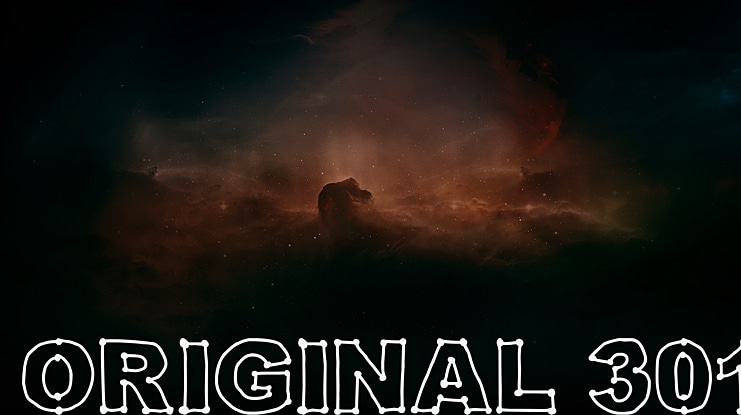 Original 301 Font