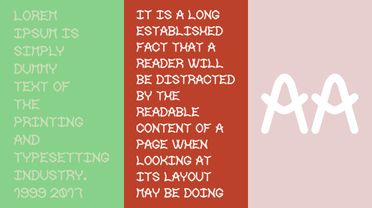 The Neckbreaker St Font