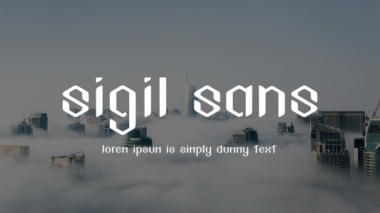 Sigil_Sans Font