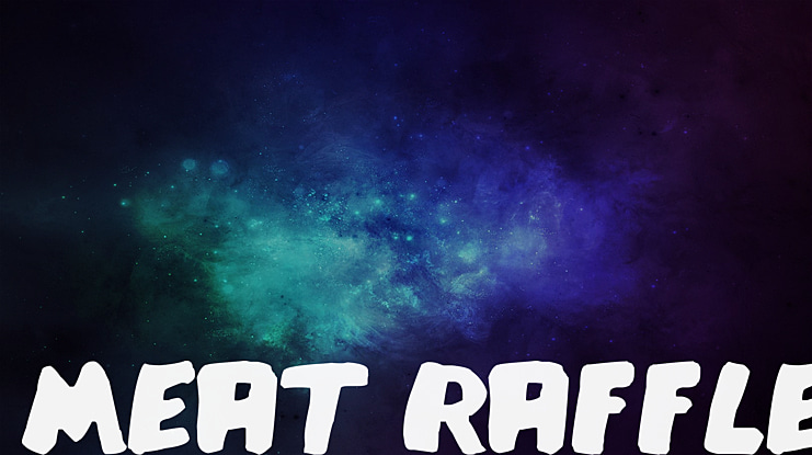 Meat Raffle Font