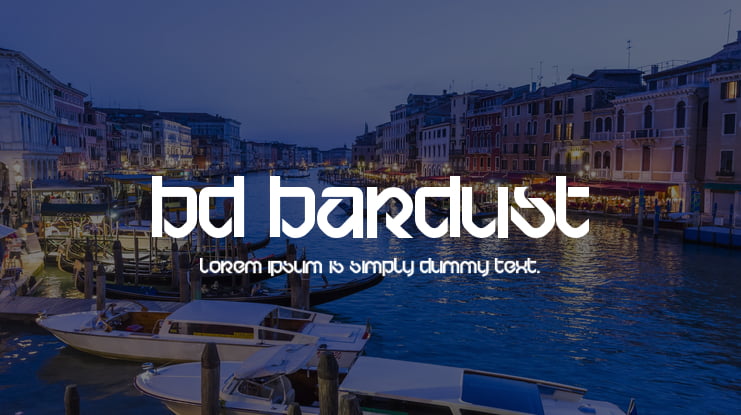 BD Bardust Font