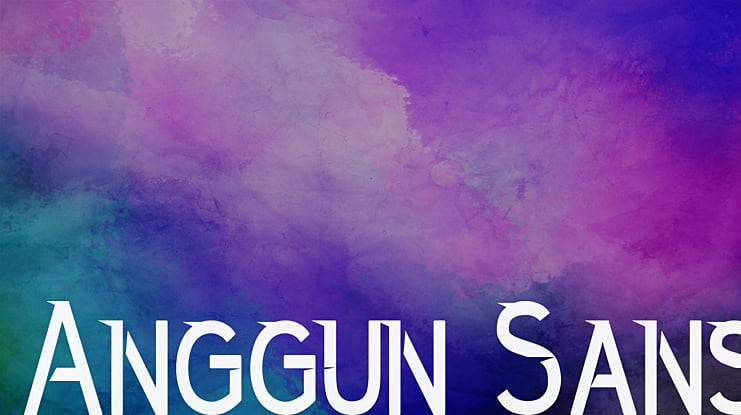 Anggun Sans Font