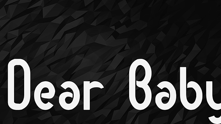 Dear Baby Font