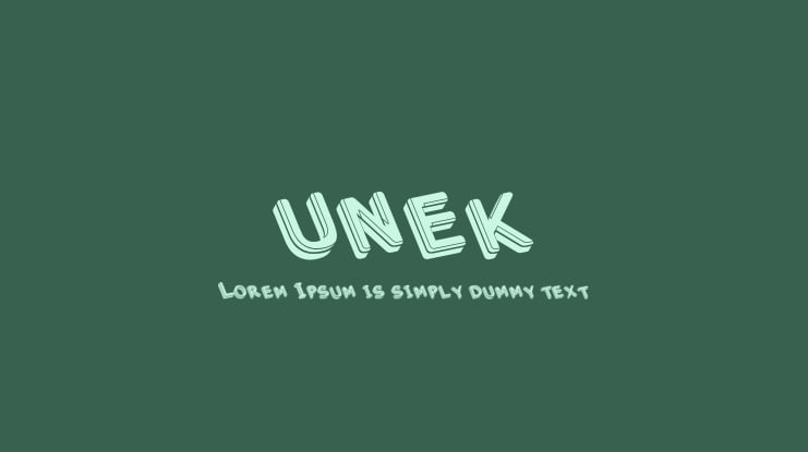 unek Font
