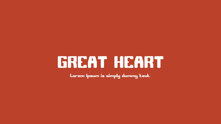 GREAT HEART Font
