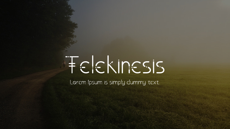 Telekinesis Font