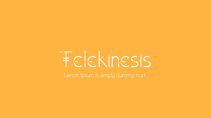 Telekinesis Font
