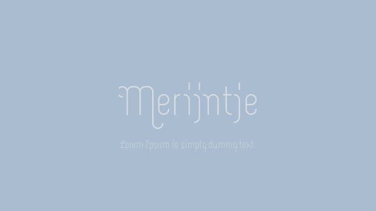 Merijntje Font Family