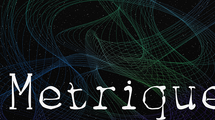 Metrique Font
